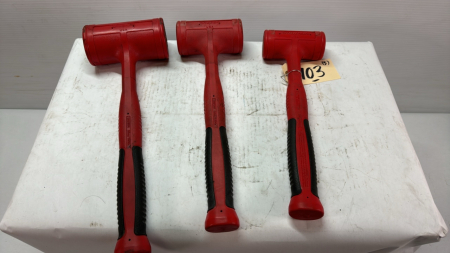 Snap-On 3 Piece Dead Blow Hammer Set