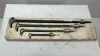 3 Snap-On & 1 K-Tool Bent End Pry Bars -See Notes