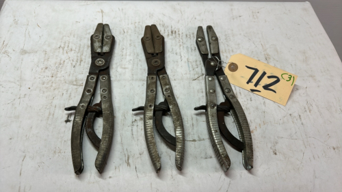 3 Pairs of Gear Wrench 145 Hose Pinch Off Pliers