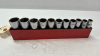 Snap-On 11 Piece SAE 1/2in Drive Deep Sockets