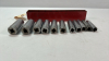 Snap-On 11 Piece SAE 1/2in Drive Deep Sockets - 4