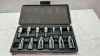 1/4in & 3/8in Drive Ribe Poly Drive Bit Socket Set