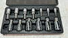 1/4in & 3/8in Drive Ribe Poly Drive Bit Socket Set - 2