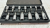 1/4in & 3/8in Drive Ribe Poly Drive Bit Socket Set - 3