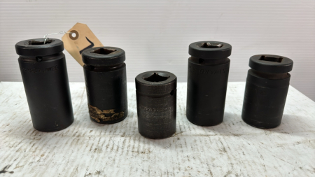 Assorted 1in Drive Sockets