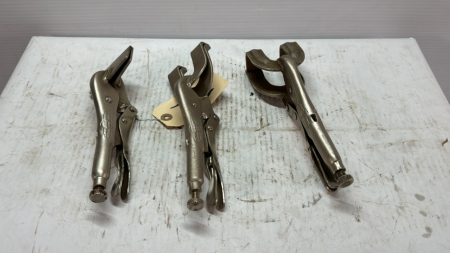 3 Vise Grip Locking Pliers