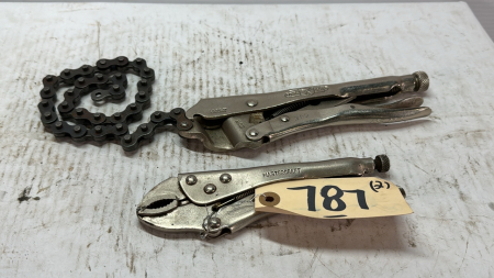 Vise Grip and Mastercraft Locking Pliers