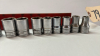 Snap-On 14 Piece 1/2in Drive SAE Socket Set - 5