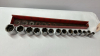 Snap-On 14 Piece 1/2in Drive SAE Socket Set - 6