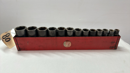 Mac 13 Piece 1/2in Drive SAE Impact Socket Set