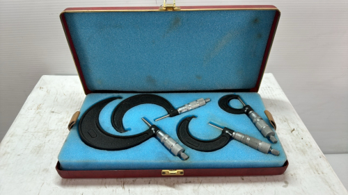 Central 4 Piece Micrometer Set