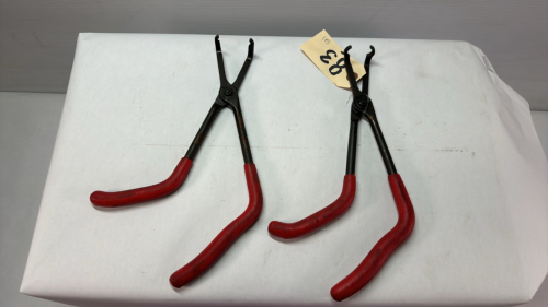 2 Snap-On Pistol Grip Hose Pliers