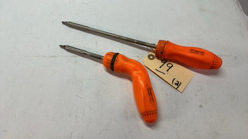 2 Snap-On Ratcheting Screw Drivers