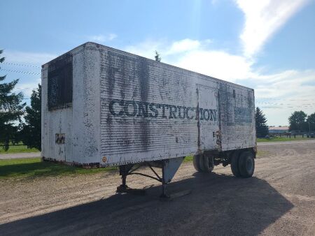 Approx. 26ft. Single Axle Van Trailer