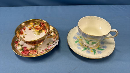 2 Royal Chelsea Cups & Saucers