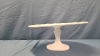 11" Pedestal Cake Stand with Assorted Metal & China Bells - 2