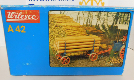 Willesco A-42 Log wagon w/wood logs