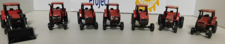 1/64 Lot Ertl Case IH Magnum Tractors