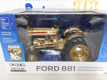 1/16 Ertl Ford 881 Gold Tractor, NIB