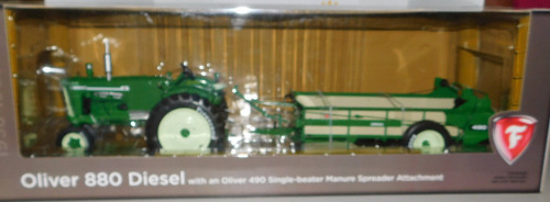 1/16 Oliver 880 w/Oliver Manure Spreader, NIB