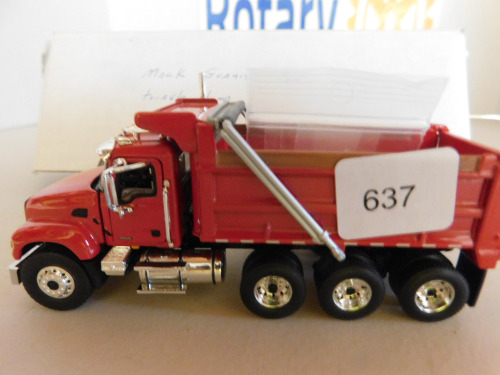 1/64 First Gear Custom Mack Tri-Axle Dump Truck