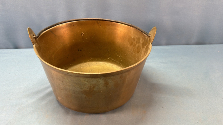 Brass Pail - 10.5in W x 5in D