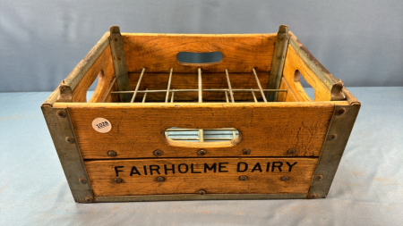 Fairholme Dairy 24 Half Pint Milk Crate