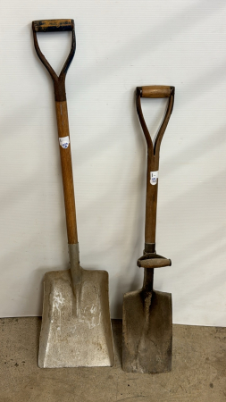 Sq Mouth Aluminium Shovel & Dble Handled Spade