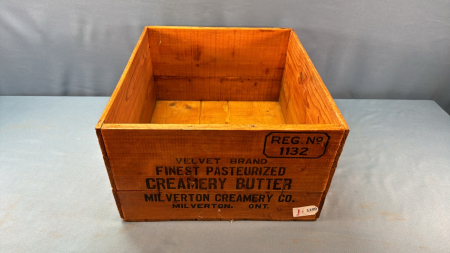 Milverton Creamery Butter Box - 14in x 16in x 8inH