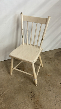 Spindle Back Wooden Chair