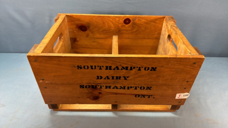 South Hampton Dairy Wooden Box - 18inx12inx10inH