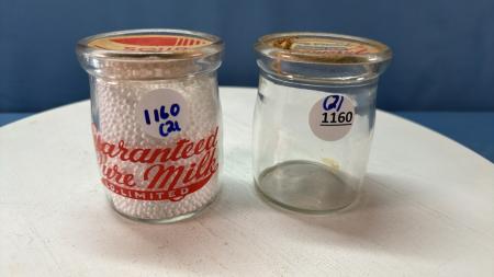 Guaranteed Pure Milk Co. & No Name 8oz. Jars