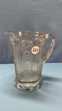 Vintage Jewelled Panel Water Pitcher