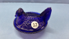 Cobalt Blue Westmoreland Glass Hen on the Nest - 2