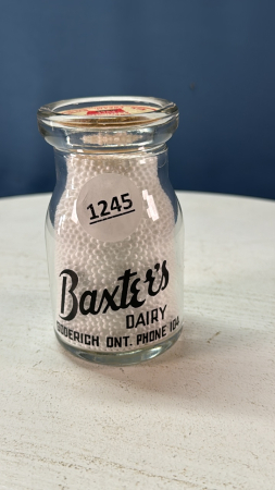 Baxter's Dairy Goderich Quarter Pint SS Round