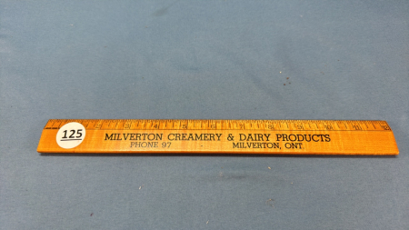 Milverton Creamery 12in Ruler