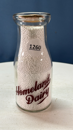 Homeland Dairy SS Round Half Pint