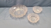 2 Pall Mall Ware 10" Plates , 9" Glass Bowl, 4 Egg Cups etc. - 6