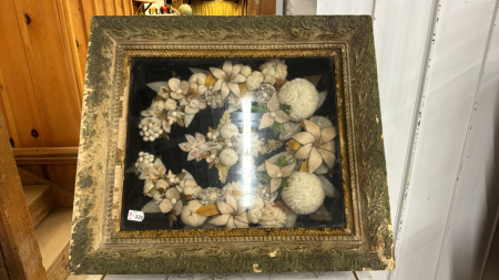 Antique Wreath in Shadow Box