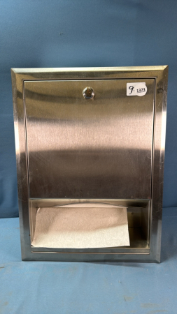 Stainless Recessed Towel Dispenser - See Note