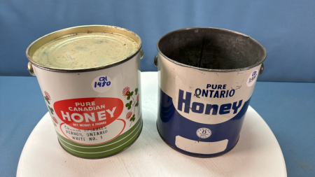 2 - 8Lb Honey Pails