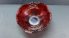 Red Carnival Glass Bowl - 3