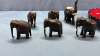 6 Ebony Elephants -3 Have Broken Tusks - 4