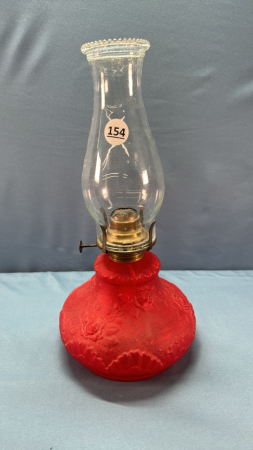 Pigeon Blood Coal Oil Lamp