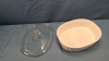 3 Corning Ware French White Casserole Dishes - 5