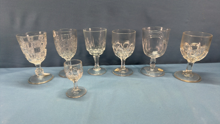 7 Vintage Goblets -See Notes