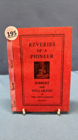 Reveries of a Pioneer Hibbert & Fullarton