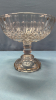 Nova Scotia Diamond Ray Covered Compote - 3