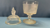 Westward Ho 2 Goblets & 10in High Compote - 11