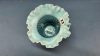 Fluted Opalescent Blue Hobnail Bowl with Chip - 3